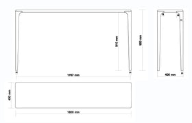 LÜNA | Konsolentisch aus geräucherter Esche image 4