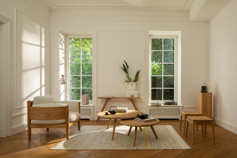 ARLEN | Runder Couchtisch im Set