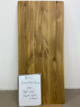 MARTA | Tisch aus Eiche | 200 x 90 x 3 cm | B48 Lagerbestand image 5