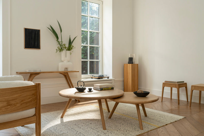 ARLEN | Runder Couchtisch im Set