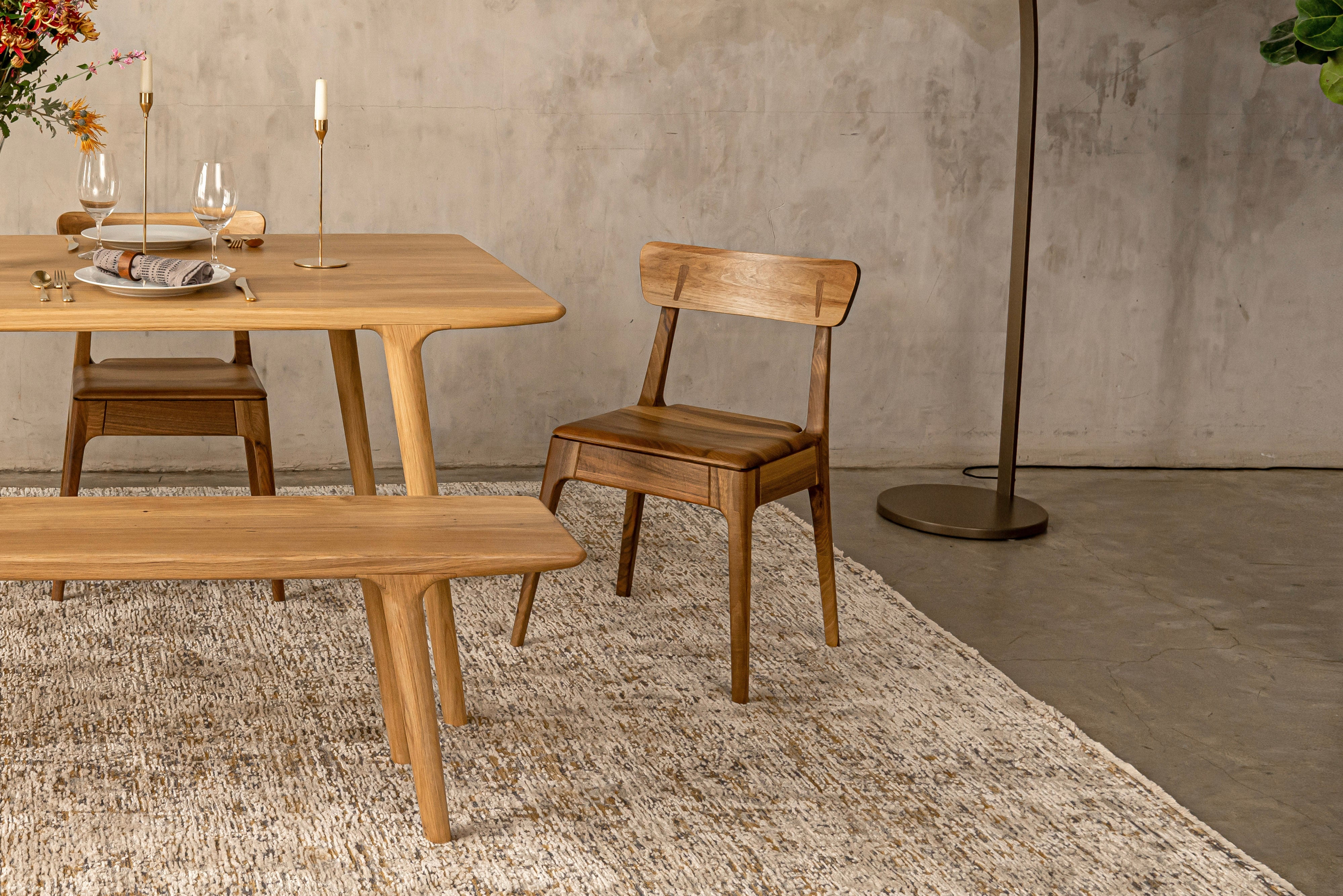 CAROLINA | Stuhl aus Nussbaum