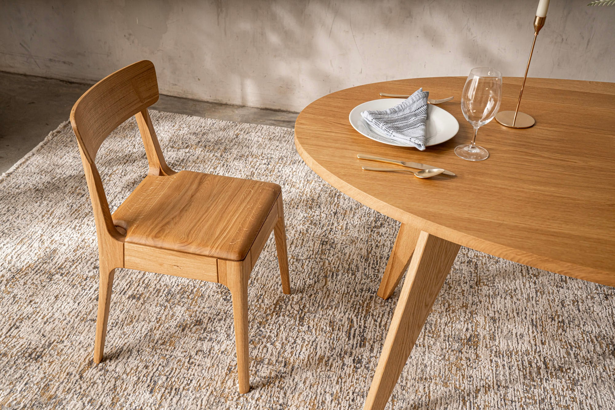 CAROLINA | Chaise en chêne