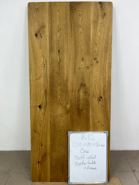 MARTA | Tisch aus Eiche | 200 x 90 x 3 cm | B82 Lagerbestand image 5