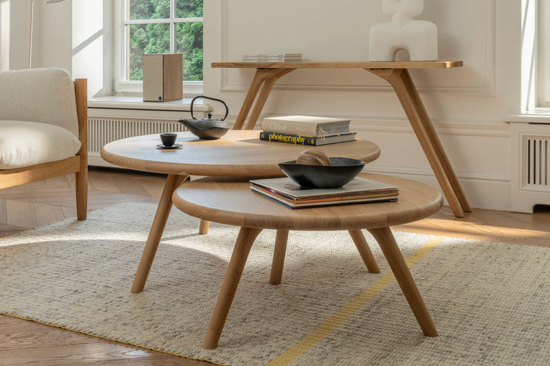 ARLEN | Runder Couchtisch im Set