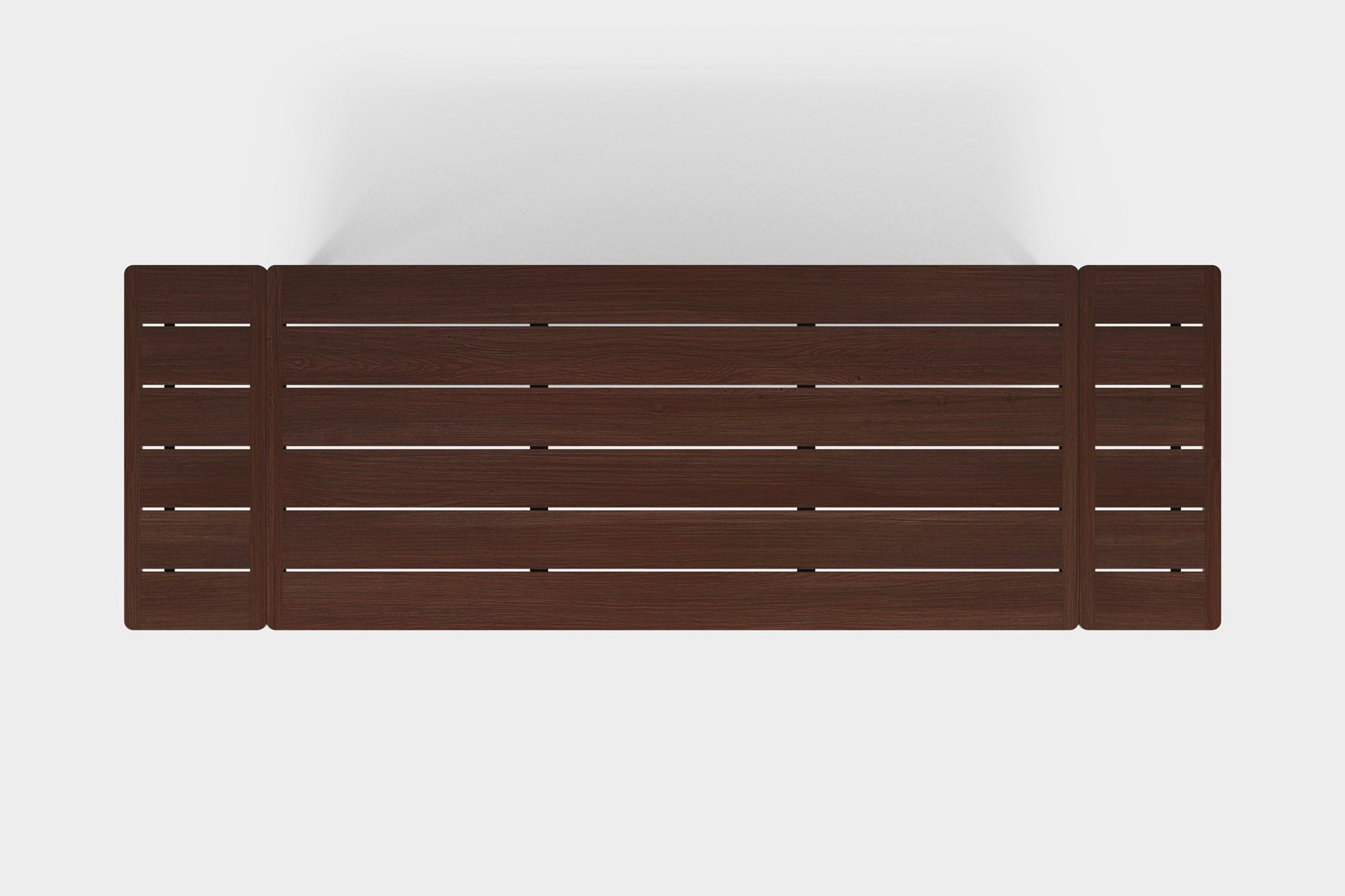 FRANKIE | Outdoor Ausziehbarer Esstisch aus geräucherter Esche