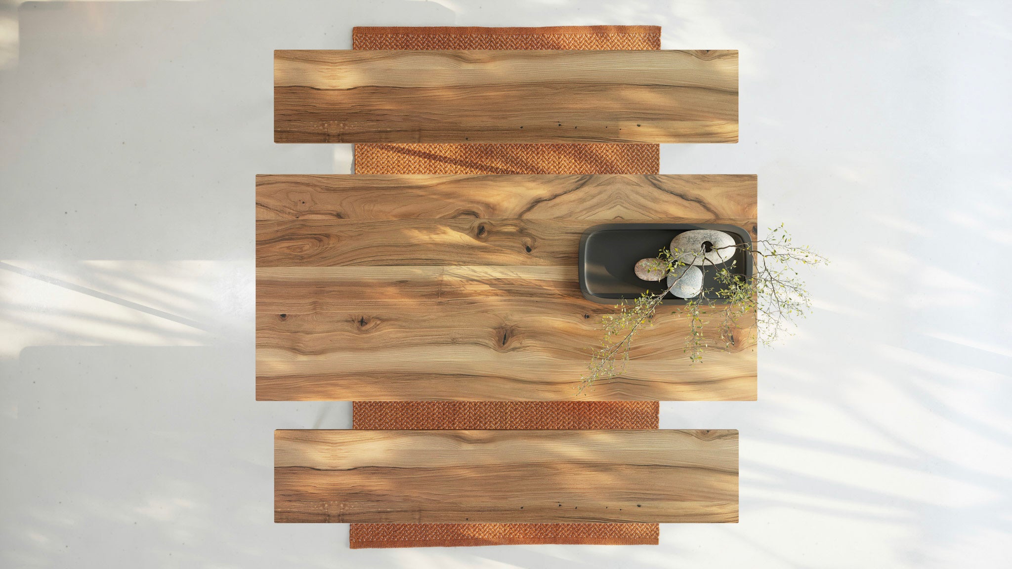 MARTA | Walnut Dining Bench