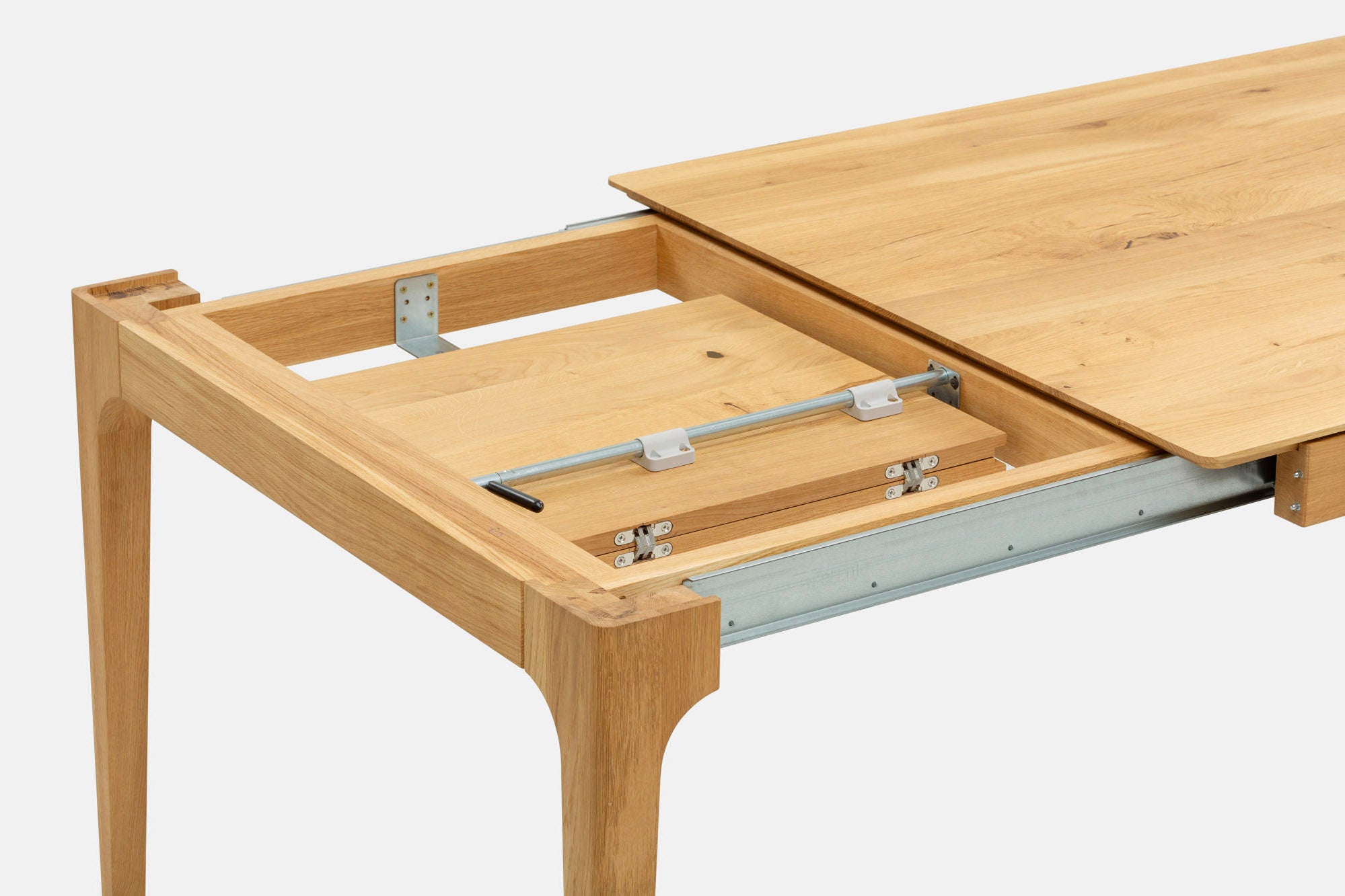 CAROLINA | Table à manger extensible en Frêne fumé