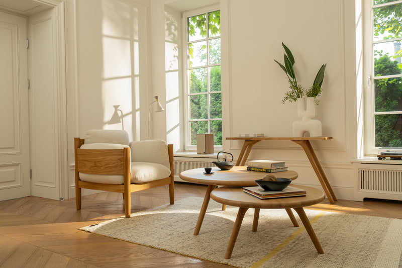 ARLEN | Runder Couchtisch im Set