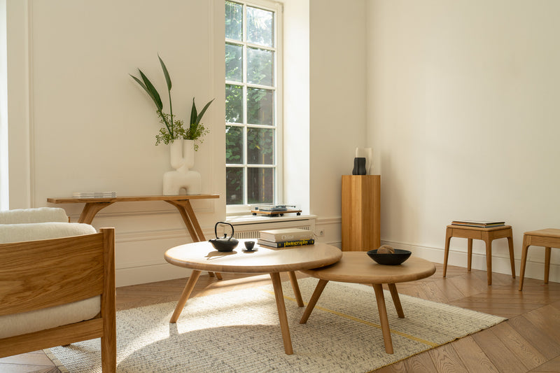 ARLEN | Runder Couchtisch im Set