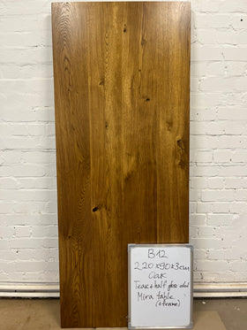 MARTA S | Tisch aus Eiche | 220 x 90 x 3 cm | B12 Lagerbestand image 5