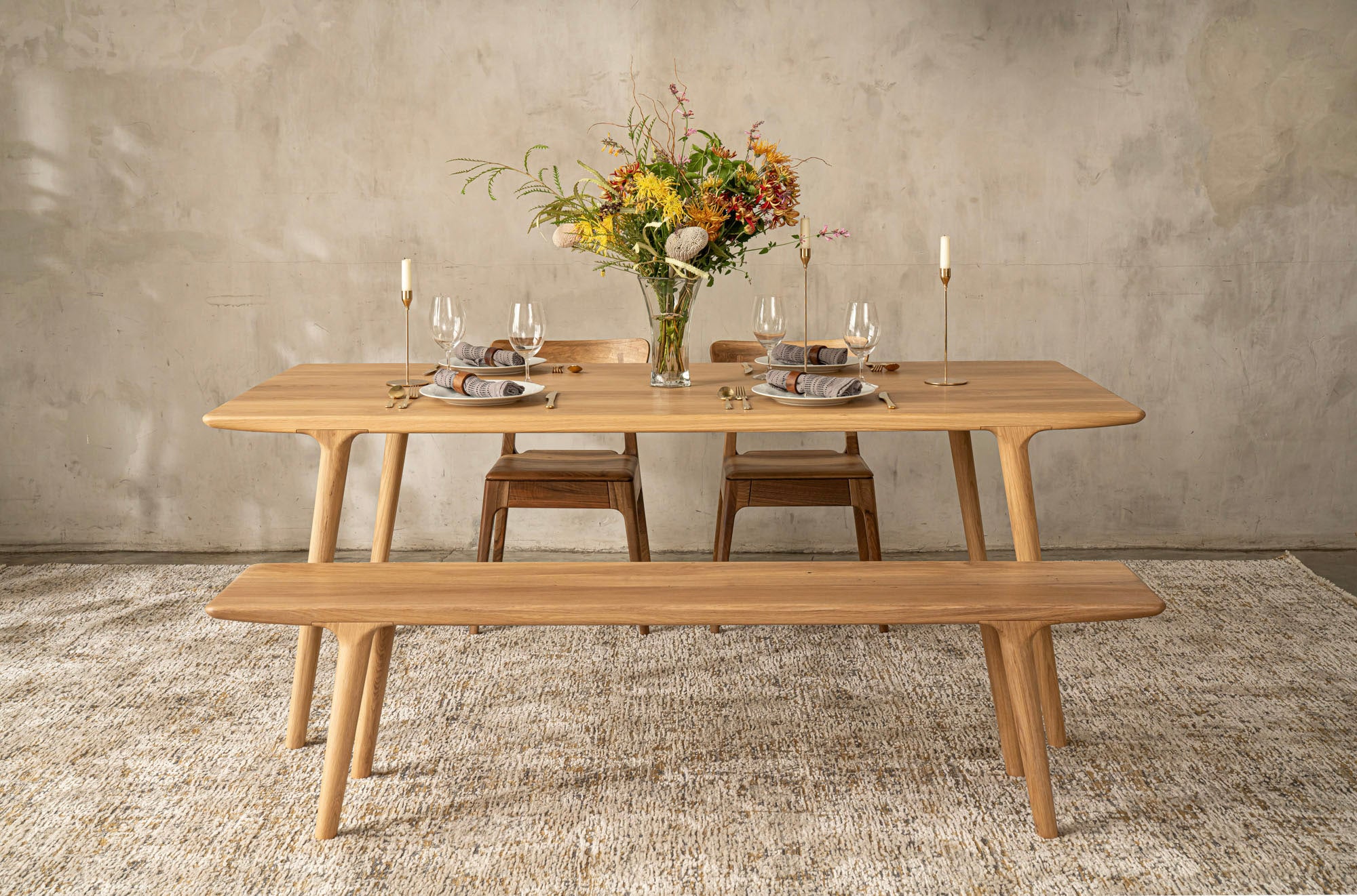 BRUNO | Eettafel van eikenhout