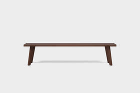 Amber | Outdoor Smoked Ash Dining Bench image 5