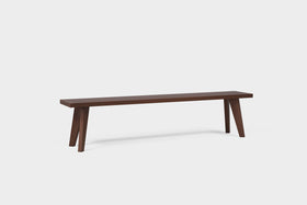 Amber | Outdoor Smoked Ash Dining Bench image 2