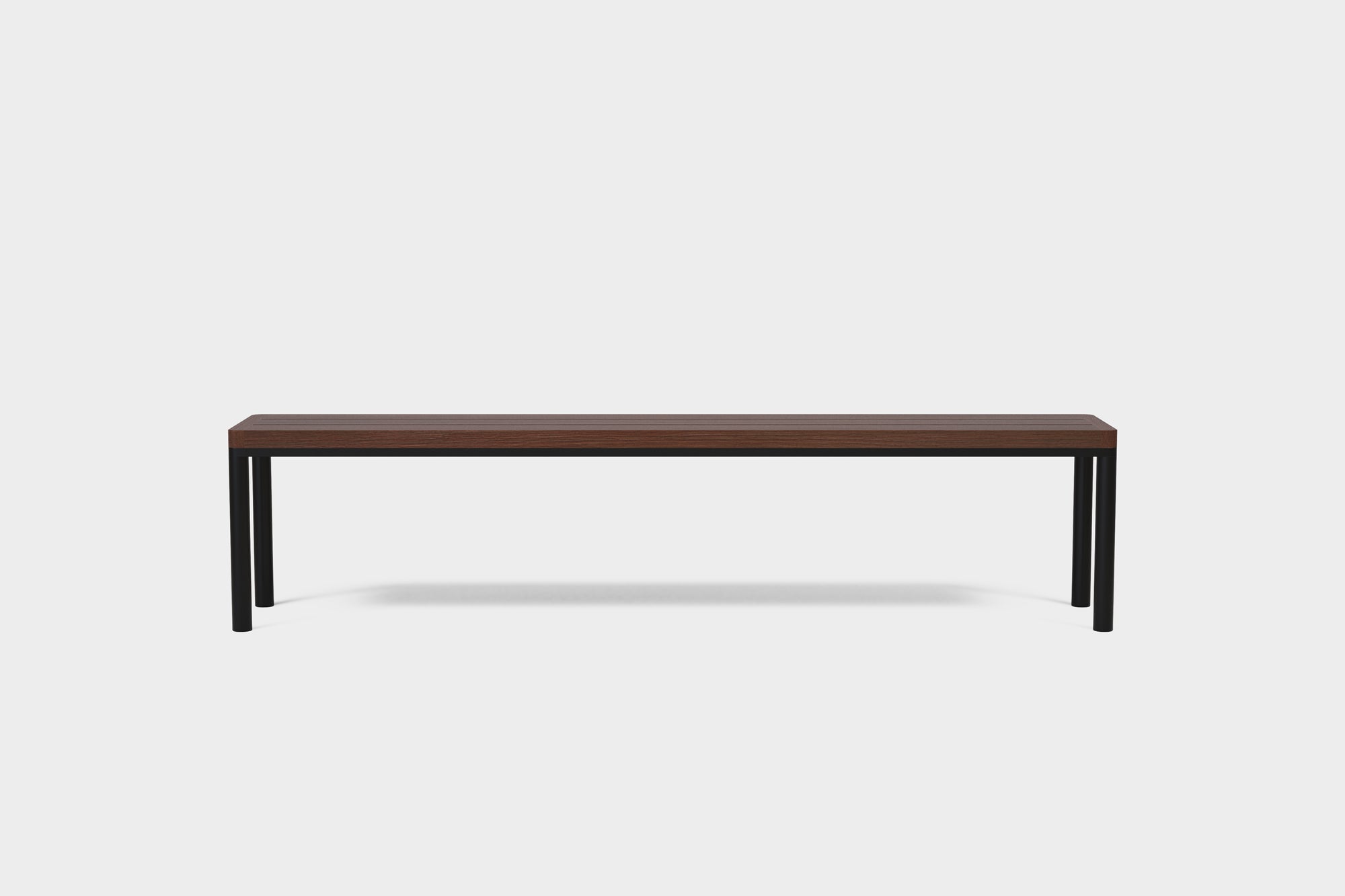 FRANKIE | Outdoor Smoked Ash Dining Bench