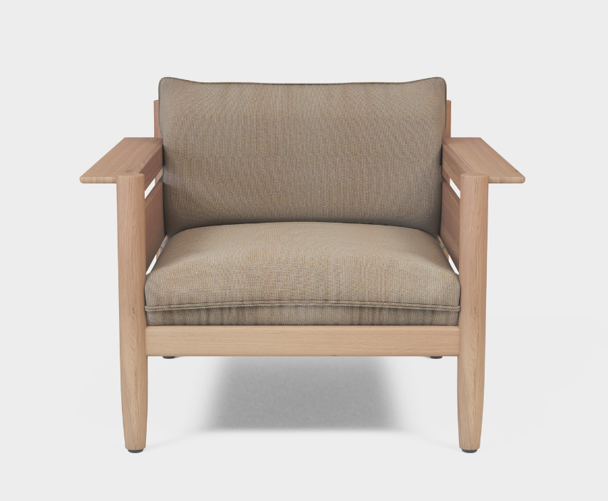 Coussins résistants aux UV et à l’eau, avec mousse à séchage rapide.