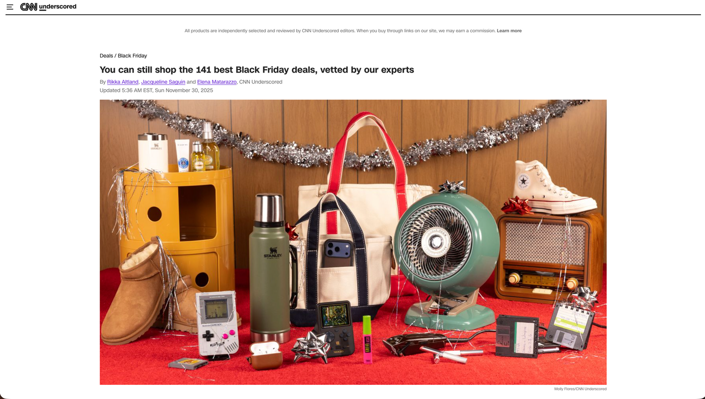 Sie können weiterhin die 141 besten Black-Friday-Angebote shoppen, geprüft von unseren Experten